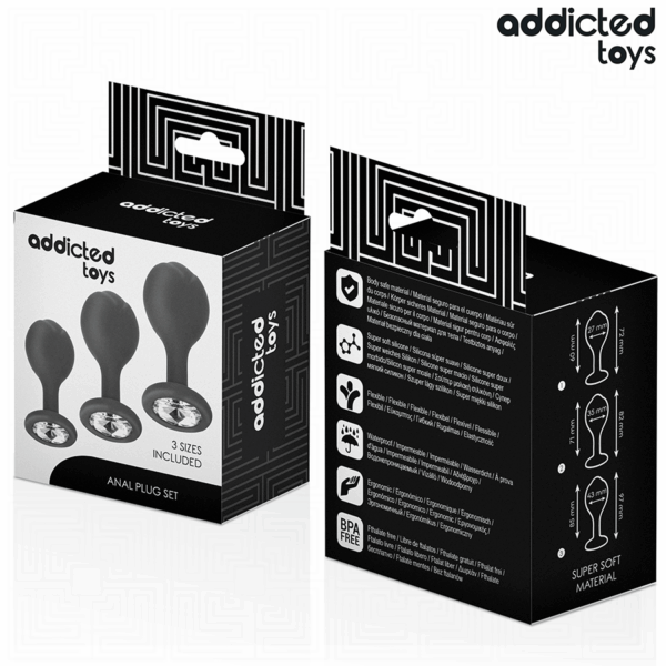 Addicted Toys — Anal Training Kit, Jewel Base — view 5