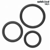 Addicted Toys Model 2 — Cock Ring Set, Black — Classic Cock Rings