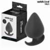 Addicted Toys — Silicone Butt Plug, 11 cm, Black — Anal