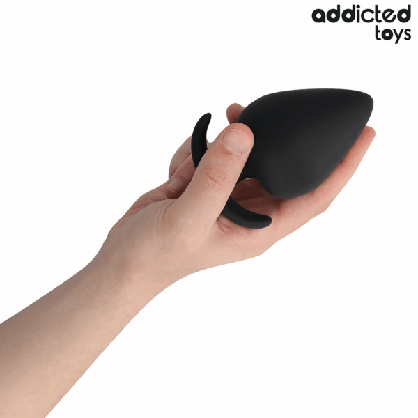 Addicted Toys — Silicone Butt Plug, 11 cm, Black — Anal — view 6