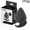 Addicted Toys — Silicone Butt Plug, 9.5 cm, Black — Anal