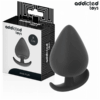 Addicted Toys — Silicone Butt Plug, 8 cm, Black — Anal