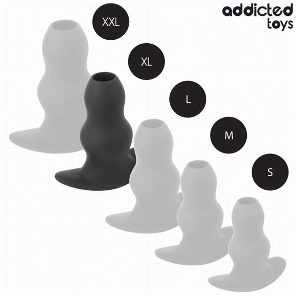 Addicted Toys — Silicone Butt Plug, 13.9 cm, Hollow — Anal — view 5