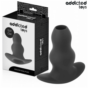 Addicted Toys — Silicone Butt Plug, 13.9 cm, Hollow — Anal