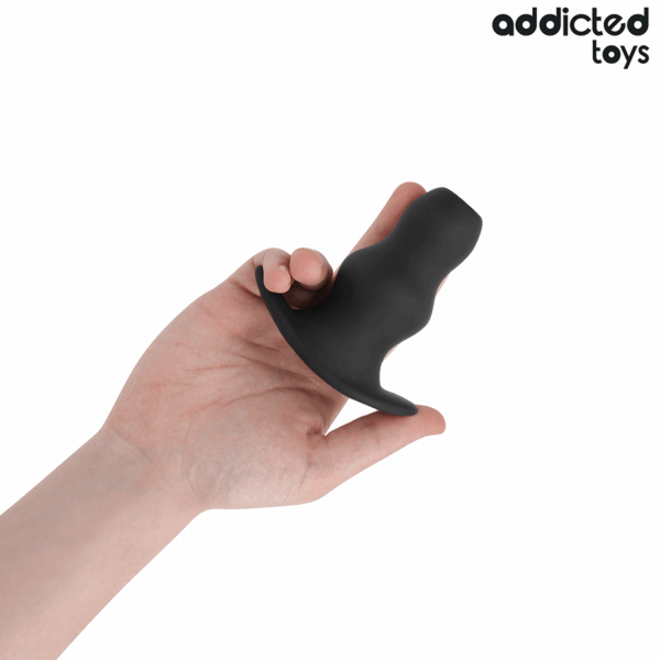 Addicted Toys — Silicone Butt Plug, 9.6 cm, Hollow — Anal — view 3