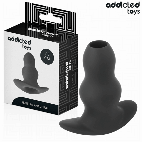 Addicted Toys — Silicone Butt Plug, 7.3 cm, Hollow — Anal — view 2