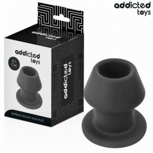 Addicted Toys Extreme — Silicone Butt Plug, 8.7 cm, Hollow — Anal