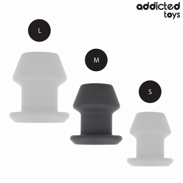 Addicted Toys Extreme — Silicone Butt Plug, 8.7 cm, Hollow — Anal — view 5