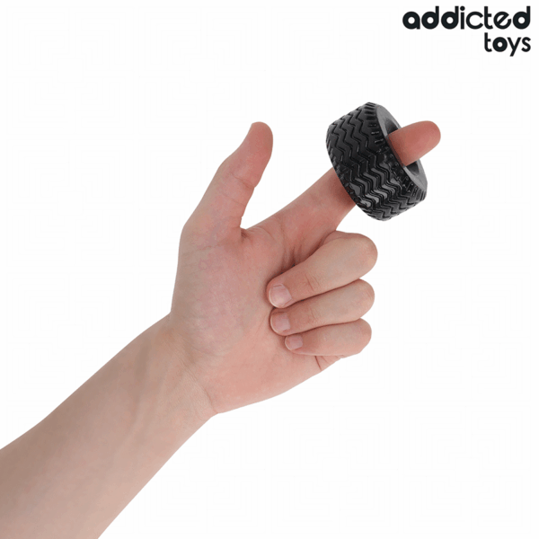 Addicted Toys Extra Thick — Cock Ring, Black — Classic Cock Rings — view 6
