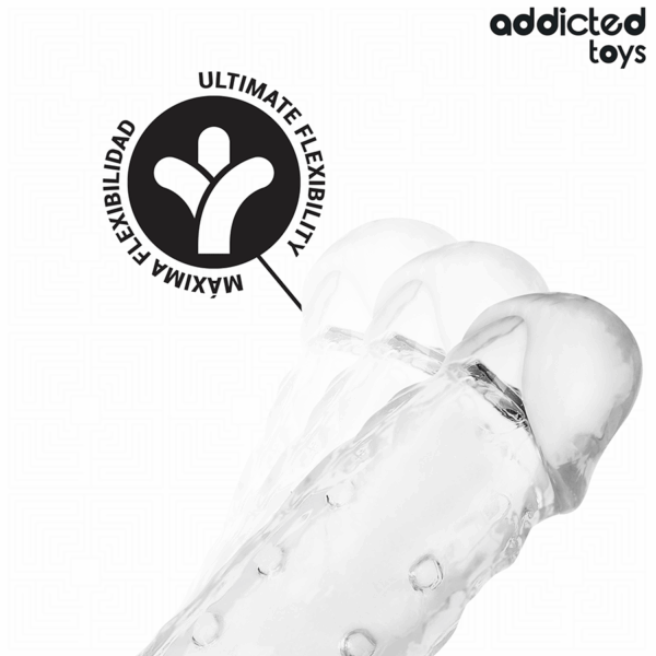 Addicted Toys — Penis Extension Sleeve, Size S, Transparent — Penis Accessories — view 5