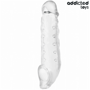 Addicted Toys — Penis Extension Sleeve, Size M, Transparent — Penis Accessories
