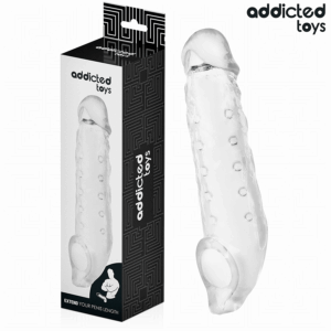 Addicted Toys — Penis Extension Sleeve, Size M, Transparent — Penis Accessories — view 2