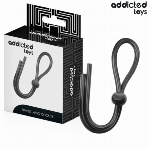 Addicted Toys Single Loop — Cock Ring, Black — Classic Cock Rings — view 2