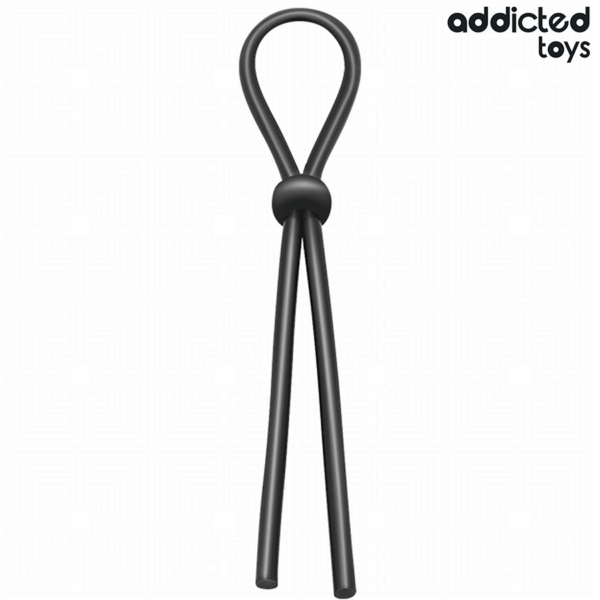 Addicted Toys Single Loop — Cock Ring, Black — Classic Cock Rings