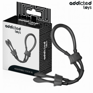 Addicted Toys Adjustable — Cock Ring, Black — Classic Cock Rings — view 3