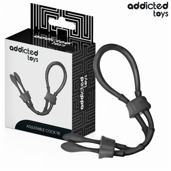 Addicted Toys Adjustable — Cock Ring, Black — Classic Cock Rings — view 3