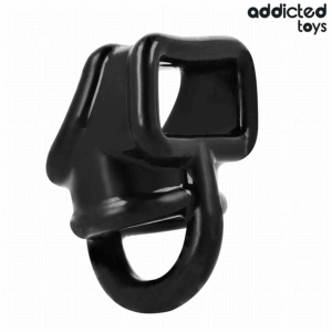 Addicted Toys Cage — Cock Ring, Black — Classic Cock Rings