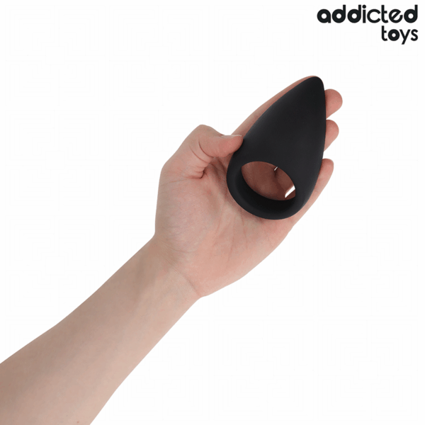 Addicted Toys Teardrop — Cock Ring, Black — Classic Cock Rings — view 6