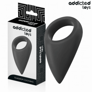 Addicted Toys Teardrop — Cock Ring, Black — Classic Cock Rings — view 2