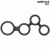 Addicted Toys Ball Splitter — Cock Ring, Black — Classic Cock Rings