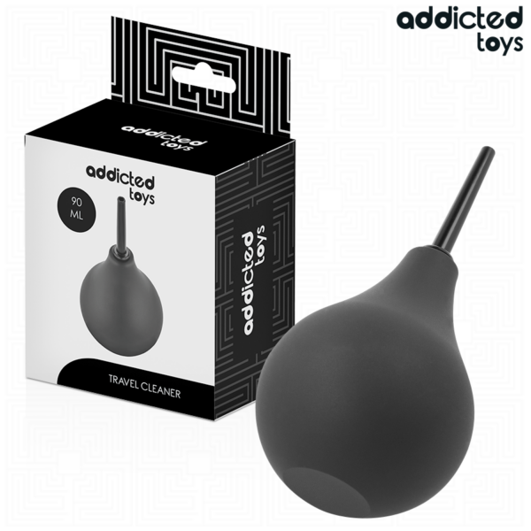 Addicted Toys Travel Cleaner — Anal Douche, 90 ml, Black — view 7