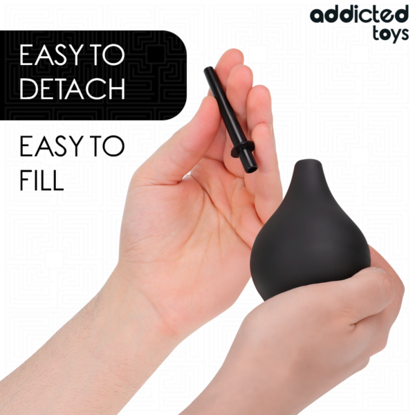 Addicted Toys Travel Cleaner — Anal Douche, 160 ml, Black — view 4