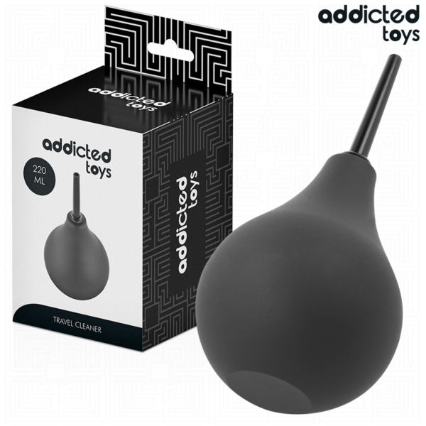 Addicted Toys Travel Cleaner — Anal Douche, 220 ml, Black — view 3