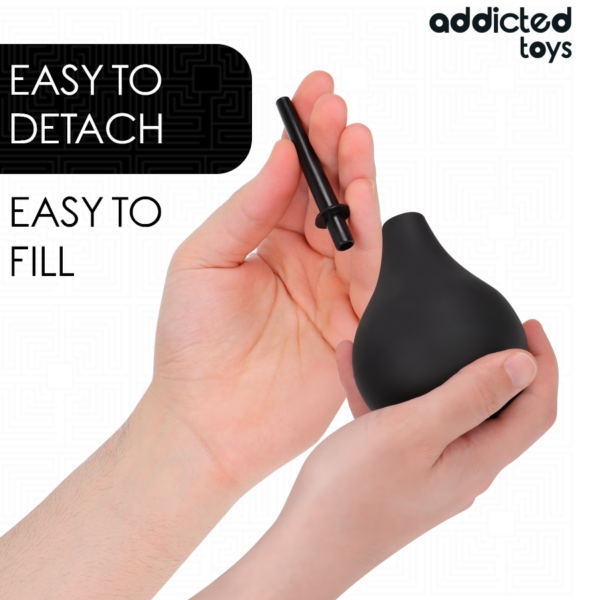 Addicted Toys Travel Cleaner — Anal Douche, 220 ml, Black — view 4