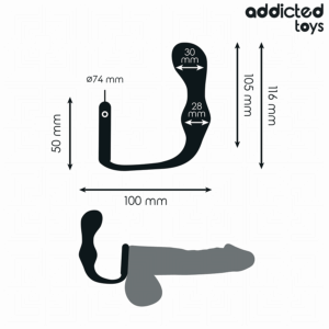 Addicted Toys Model 3 — Butt Plug, Cock Ring — Anal — view 4