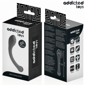Addicted Toys — Anal Dildo, 18 cm, Black — view 2