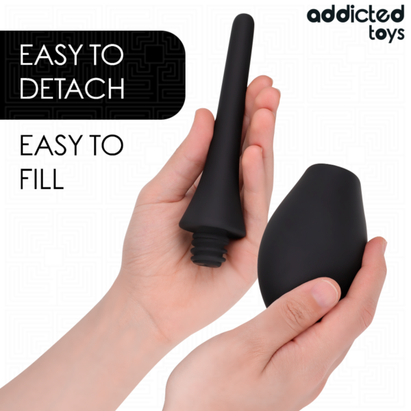 Addicted Toys Travel Cleaner Model 3 — Anal Douche, 160 ml, Black — view 3