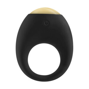 ToyJoy Luz Eclipse — Vibrating Cock Ring, Rechargeable, Black — Cock Rings