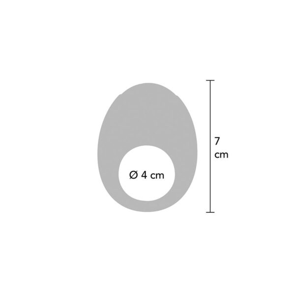 ToyJoy Luz Eclipse — Vibrating Cock Ring, Rechargeable, Black — Cock Rings — view 3