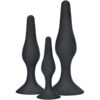 ToyJoy Curvy Companions — Anal Training Kit, Silicone, Black