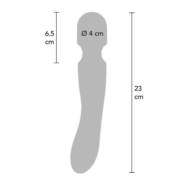 ToyJoy Luz Zenith — Wand Massager, Rechargeable, Black — Vibrators — view 2