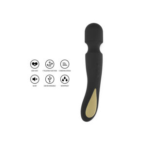 ToyJoy Luz Zenith — Wand Massager, Rechargeable, Black — Vibrators — view 3
