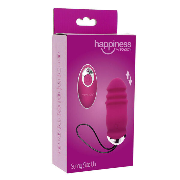 ToyJoy Sunny Side Up — Vibrating Egg, Remote Control, Fuchsia — Remote Control Vibrators — view 7