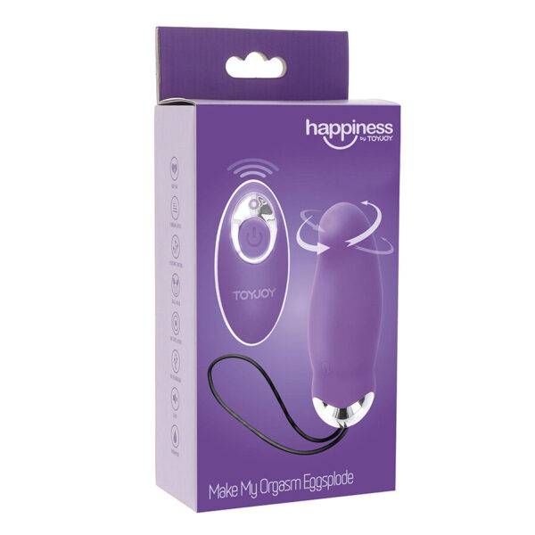 ToyJoy Eggsplode — Vibrating Egg, Remote Control, Purple — Remote Control Vibrators — view 7
