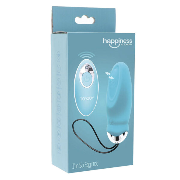 ToyJoy I’m So Eggcited — Vibrating Egg, Remote Control, Blue — Remote Control Vibrators — view 7