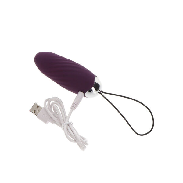 ToyJoy Eggstavagant — Vibrating Egg, Remote Control, Purple — Remote Control Vibrators — view 5