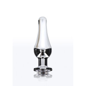 ToyJoy Diamond Bum Bijou — Jewelled Butt Plug, 9.2 cm, Silver — Anal — view 3