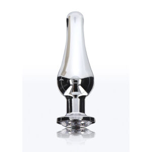 ToyJoy Diamond Bum Bijou — Jewelled Butt Plug, 13 cm, Silver — Anal — view 4