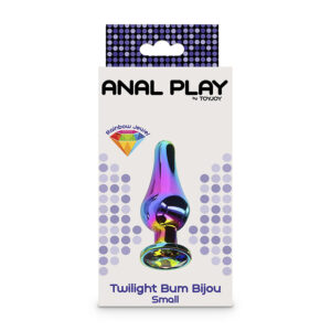 ToyJoy Twilight Bum Bijou — Jewelled Butt Plug, 9.2 cm, Rainbow — Anal — view 4