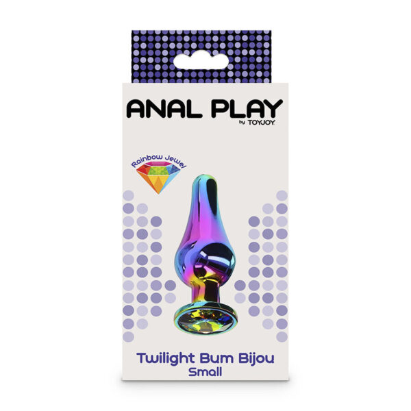 ToyJoy Twilight Bum Bijou — Jewelled Butt Plug, 9.2 cm, Rainbow — Anal — view 4