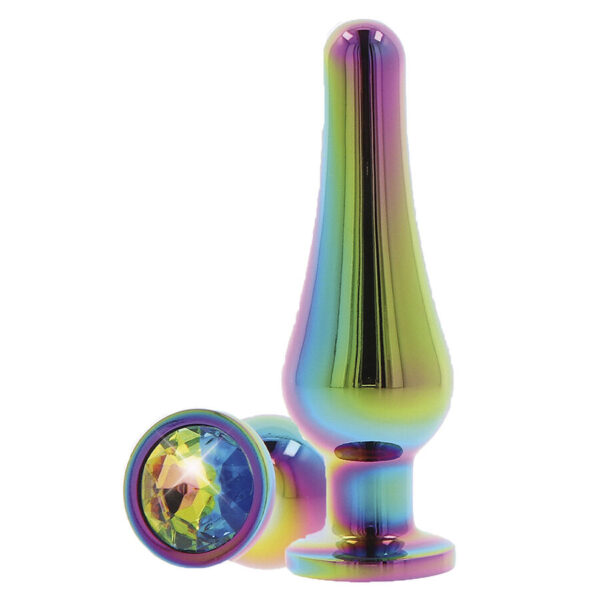 ToyJoy Twilight Bum Bijou — Jewelled Butt Plug, 11 cm, Rainbow — Anal