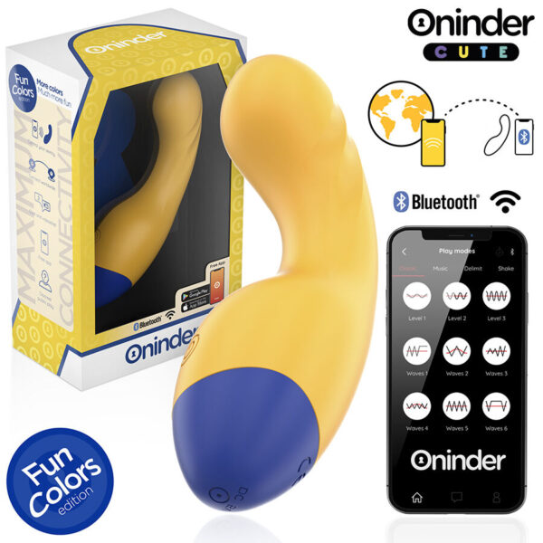 Oninder Love Buddy Master — G-Spot Vibrator, Yellow — App-Controlled Sex Toys