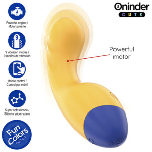 Oninder Love Buddy Master — G-Spot Vibrator, Yellow — App-Controlled Sex Toys — view 4