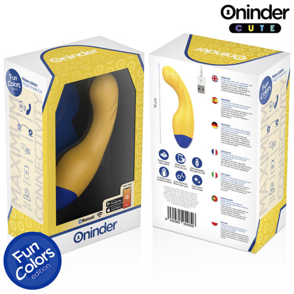 Oninder Love Buddy Master — G-Spot Vibrator, Yellow — App-Controlled Sex Toys — view 7