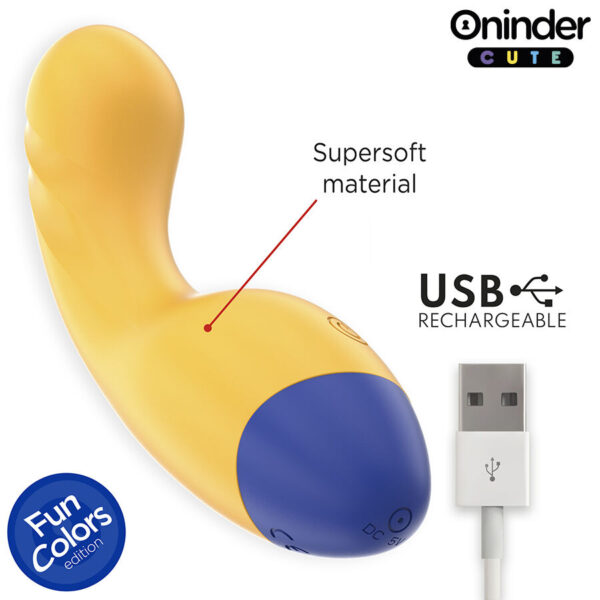 Oninder Love Buddy Master — G-Spot Vibrator, Yellow — App-Controlled Sex Toys — view 8