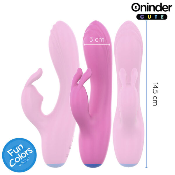 Oninder Love Bunny — Rabbit Vibrator, App-Controlled, Pink — App-Controlled Sex Toys — view 2